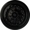Ekena Millwork Chester Ceiling Medallion (Fits Canopies up to 2 1/4"), Hnd-Painted Black Pearl, 15 3/4"OD x 1 7/8"P CM15CHBPS - alternate 1